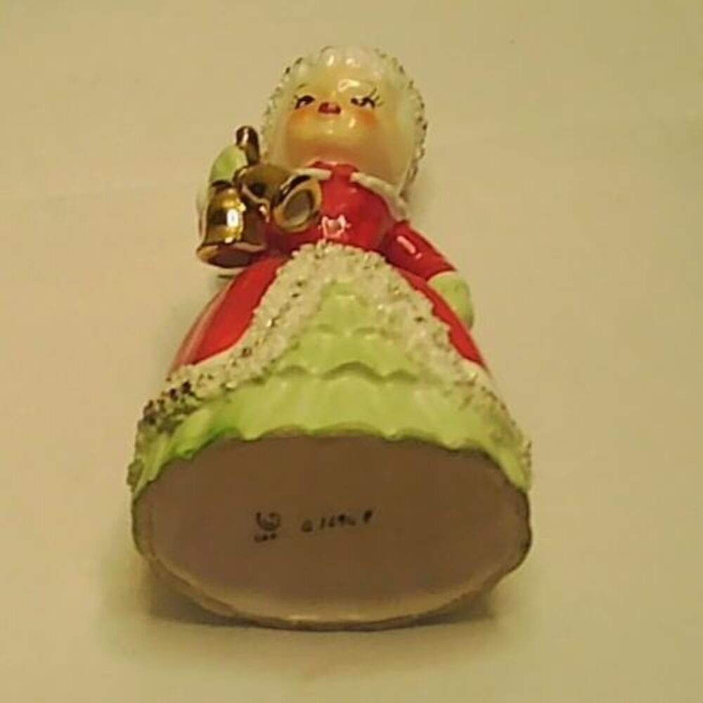 Vintage Christmas Tree Bell Angel Napco - Picture 6 of 7